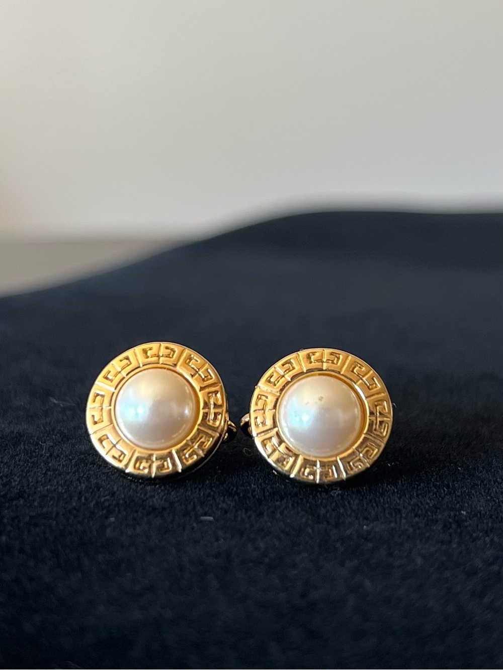Givenchy Clip On Earrings Pearl